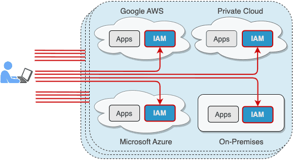 Multiple IAM systems